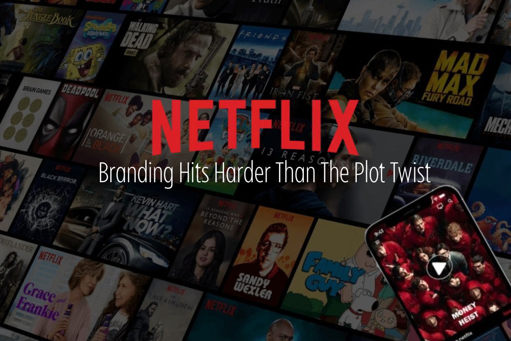 Image highlighting Netflix effective branding strategy and strong visual identity, demonstrating how consistent design amplifies content appeal and user engagement.