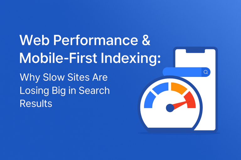 Web Performance & Mobile-First Indexing: Why Slow Sites Are Losing Big in Search Results