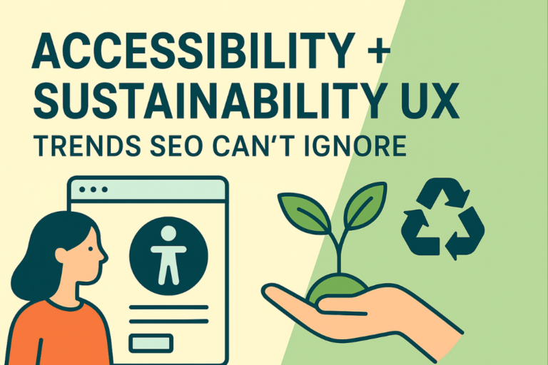 Designing for Accessibility + Sustainability: UX Trends That SEO Can’t Ignore