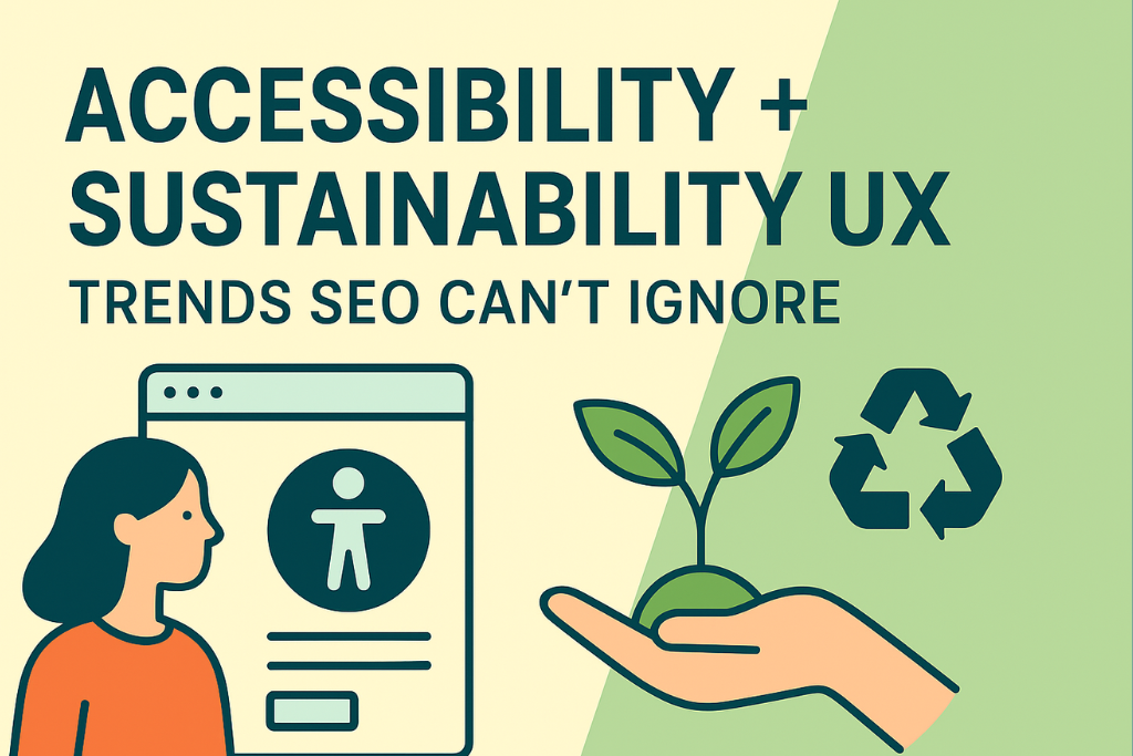 Designing for Accessibility + Sustainability: UX Trends That SEO Can’t Ignore