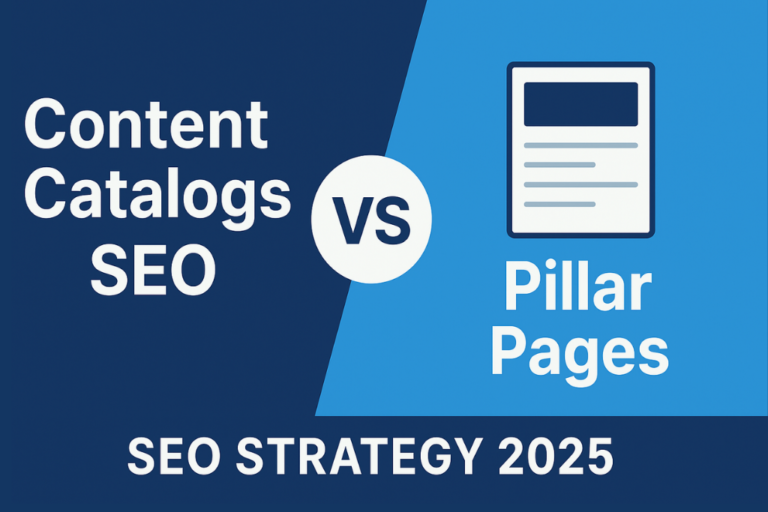 Content Catalogs vs Pillar Pages: Strategic Architecture for SEO in 2025
