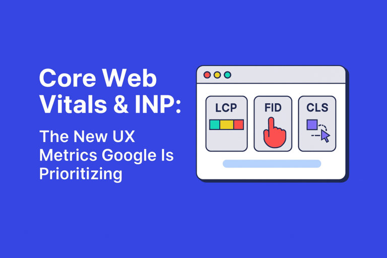 Core Web Vitals & INP: The New UX Metrics Google Is Prioritizing
