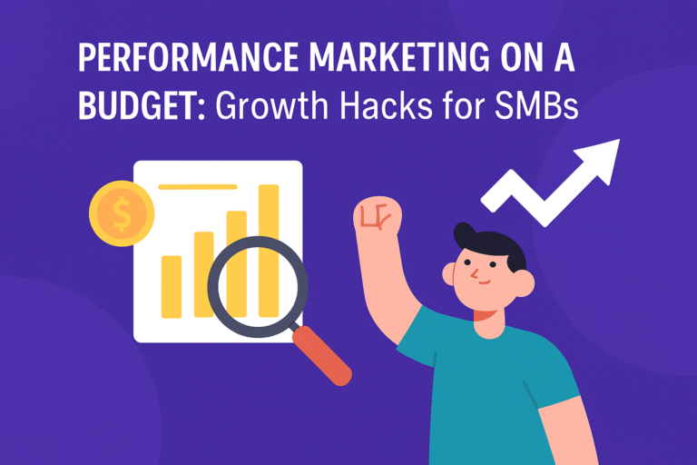 Performance Marketing Budget digital advertising SMB marketing strategies Low-cost lead generation